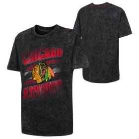 Outerstuff Dětské tričko Chicago Blackhawks NHL Fresh Mindset Crew Nk Mineral Velikost: Dětské M (9 - 11 let)