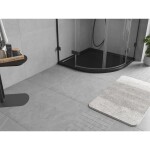 MEXEN - Flow Sprchová vanička čtvrtkruh slim 100 x 100, černá mat 46Q701010