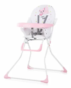 CHIPOLINO Jídelní židlička Teddy Blush / od 6 měsíců do 3 let (146474)