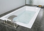 Erga Pureline-S, vana 1800x800x400 mm bez nožiček, bílá lesklá, ERG-V07-PURELINE-S-180x080-WH ERG-V07-PURELINE-S-180X080-WH