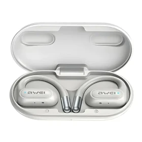 Awei T93+ bílá / Bezdrátová sluchátka / OWS / Bluetooth 5.3 / výdrž 40h / dobíjecí pouzdro (T93)