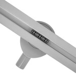 REA - Odtokový žlab FILO Nickel Brush 80 KPL-G6802