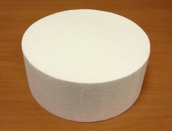 Dortisimo Polystyrenová maketa kruh 8 cm (výška 10 cm)
