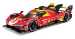 Bburago RACING FERRARI 499P 24H LE MANS CHAMPION 2024 červená
