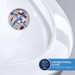 GROHE - Euro Ceramic WC kombi mísa, vario odpad, Rimless, Triple Vortex, alpská bílá 102488SH00