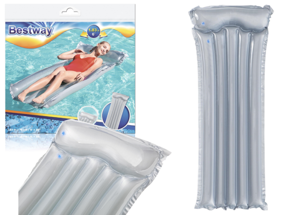 Bestway Bestway Nafukovací lehátko 183x76 cm šedé