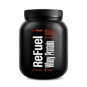 ReFuel Whey Protein - GymBeam (jahoda, 1450 g) (111004-2-1450g-strawberry)