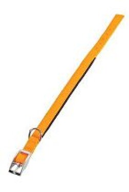 Obojek pes SOFT NYLON oranžový 25mm/60cm Zolux