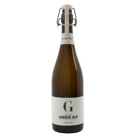 Nicolas Vahé Nealkoholické zázvorové pivo 750 ml, hnědá barva, sklo