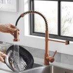 REA - Kuchyňská baterie Colin Brush Copper REA-B5459