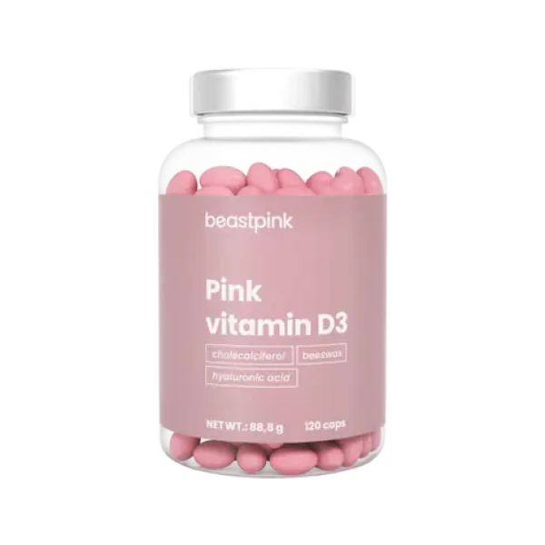 Pink Vitamín D3 2000 IU - BeastPink (120 kaps.) (65584-1-120caps)