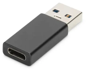 Digitus USB-A na USB-C černá / Redukce / USB 3.0 / 5 Gbit/s (AK-300524-000-S)