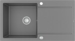 MEXEN - Leo granitový dřez s odkapávačem 900x500 mm, šedá 6501901010-71