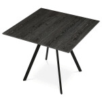 Jídelní stůl 90x90cm, lamino, šedý dub, HT-R5190 GREY
