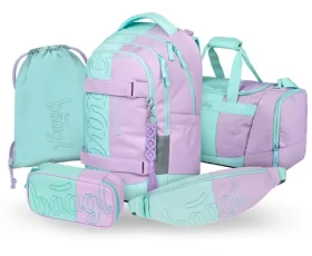 BAAGL SET 5 - Školní set Skate max Sweet: batoh / penál / sáček / sportovní taška / ledvinka (A-35378)