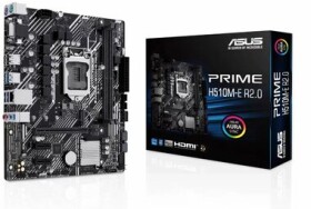 ASUS PRIME H510M-E R2.0 / H510 / LGA1200 / 2x DDR4 / PCIEx16 / 1x GLAN / mATX (90MB1FQ0-M0EAY0)