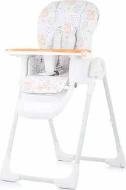 CHIPOLINO Jídelní židlička Sweety Tangerine / od 6 měsíců do 3 let (148952)