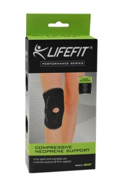 LifeFit BN303 neoprénová bandáž koleno otevřené