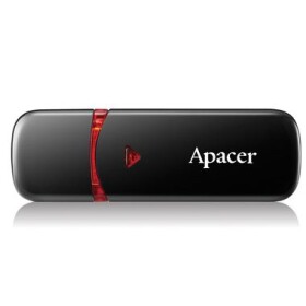 Apacer AH333 64GB černá / USB flash disk / USB 2.0 / s krytkou (AP64GAH333B-1)