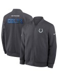 Nike Pánská bunda Indianapolis Colts NFL 2026 Rivalries Sideline Bomber Dunkelgrau Velikost: M