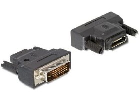Delock adaptér DVI 24+1 samec HDMI samice s LED (65024)