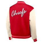 Nike Pánská bunda Kansas City Chiefs NFL Rewind Legacy Bomber Cream Velikost: 2XL