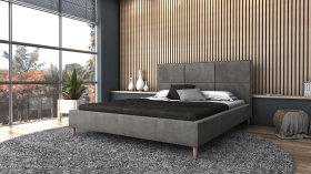 FRONTI Postel SAND 180x200 šedá