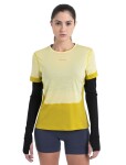 ICEBREAKER Wmns Merino 125 ZoneKnit™ Energy Wind SS Tee, Lux/Lucid/Cb (vzorek) velikost: S