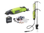 Ryobi EHT150V / přímá bruska / 150W / Livetool Indicator / 35 000 otáček / 115 ks příslušenství (5133000754)