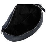 Módní dámská kožená ledvinka Sotiria, tmavě modrá