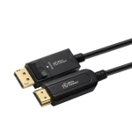 MicroConnect Premium Optic Fiber Kabel DisplayPort 1.4 (M) - HDMI 2.0 (M) 15m černá (DP-HDMI-1500V1.4OP)