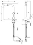 IDEAL STANDARD - Ceralook Dřezová baterie s výsuvnou koncovkou, chrom BC177AA