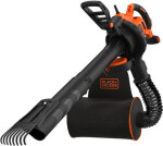 BlackDecker BEBLV301-QS / Dmychadlo|Ofukovač 3v1 / 3000W / Rychlost foukání 404 km-h / Objem nádrže 72 L (BEBLV301-QS)