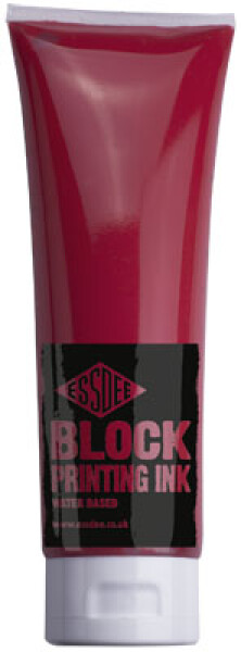 EssDee Block Printing Ink barva na linoryt 300 ml červená