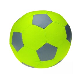 FRONTI Sedací vak - míč 100 cm - zelená + šedá