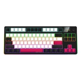 Lorgar KBP70TKLW (CZSK) černá/červená / bezdrátová herní klávesnice 75% / CZSK / 2.4GHz / BT 5.0 / RGB (LRG-KBP70TKLW-BK-CS)