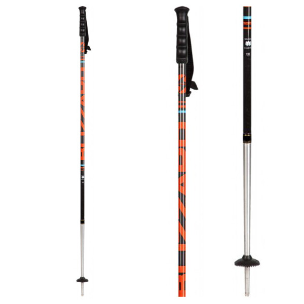 Lyžařské hole Blizzard RACE 7001/CARBON - black/orange 18/19 délka: 120