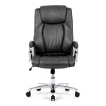 Kancelářské křeslo, houpací mechanismus, šedá ekokůže, KA-F1385 GREY