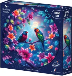 BLUEBIRD Kulaté puzzle Ptáčci na větvi