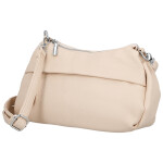 Stylová dámská koženková crossbody kabelka Foppa, růžová