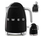 Smeg KLF03BLEU rychlovarná konvice, 1,7 l, (7 šálků), 2400 W, styl 50. let, černá
