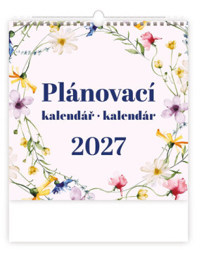 Kalendář nástěnný 2027 - Plánovací kalendář