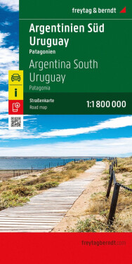 Jižní Argentina – Uruguay 1:1 800 000 / automapa