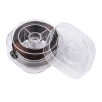 Elastická lycra - 0,8 mm - kokosově hnědá - krabička - 90 m - 1 ks