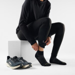 Dámské merino běžecké ponožky SMARTWOOL Women's Run Zero Cushion Ankle Socks, Black velikost: 34-37 (S)