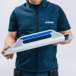 Hladítko nerez, zaoblené rohy, 480 x 130 mm, pl/gum, KUBALA ENPRO