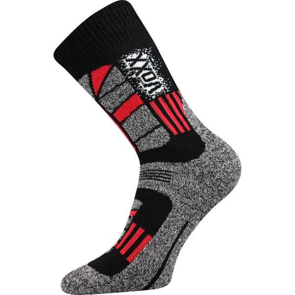 VOXX Ponožky termo zimní TRACTION vlněné ČERVENÉ 39-42 115096