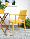 ROJA Křeslo GRID ARMCHAIR - hořčicově žlutá