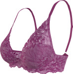 Dámské podprsenka LIGHTLY LINED PLUNGE 000QF6396EVID fialová Calvin Klein