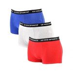 Le Coq Sportif pánské boxerky 3PAK červené šedé tmavě modré XL
